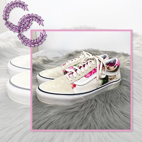 vans hawaiian floral old skool